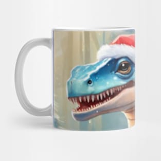 Christmas dynosaur Mug